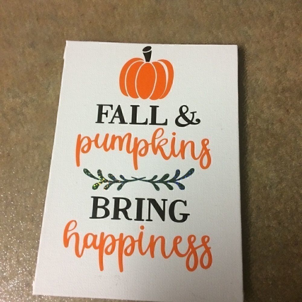 Fall farmhouse canvas picture 